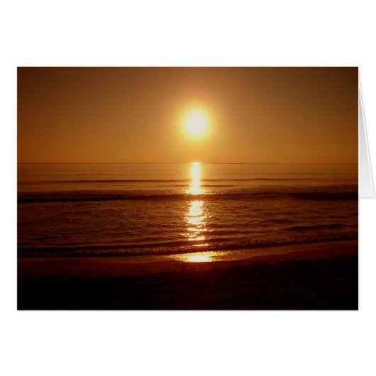 Sunrise Over Ocean Cards (Front Horizontal)