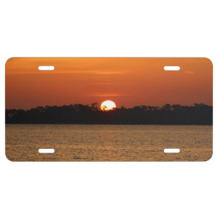 Sunrise Over Perdido Bay License Plate