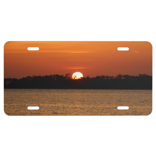 Sunrise Over Perdido Bay License Plate (Front)