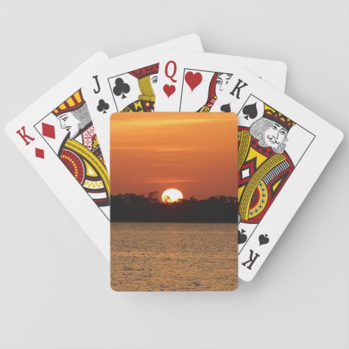 Sunrise Over Perdido Bay Playing Cards