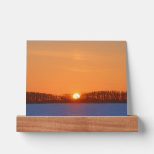 Sunrise Over Prairie  Manitoba Canada Picture Ledge