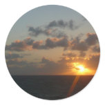Sunrise over San Juan I Puerto Rico Classic Round Sticker