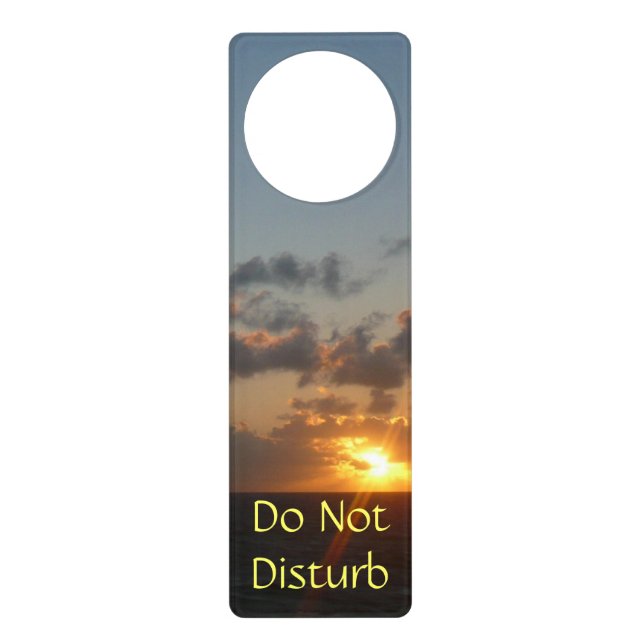 Sunrise over San Juan I Puerto Rico Door Hanger (Front)