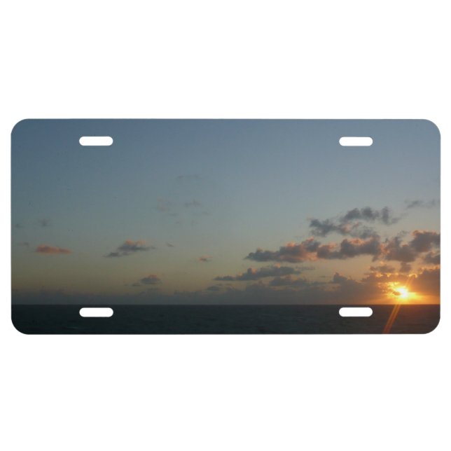 Sunrise over San Juan I Puerto Rico License Plate (Front)