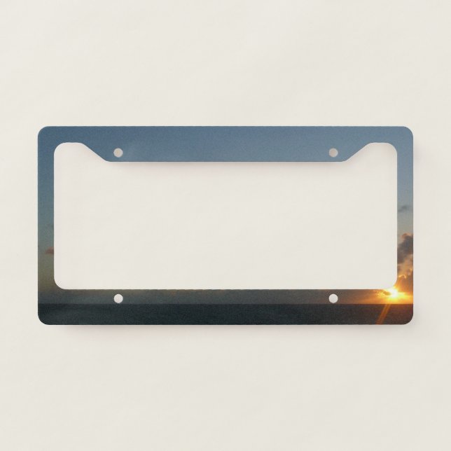 Sunrise over San Juan I Puerto Rico License Plate Frame (Front)