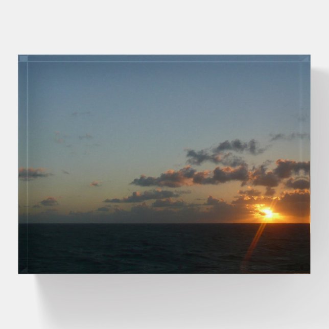 Sunrise over San Juan I Puerto Rico Paperweight (Front)