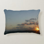 Sunrise over San Juan I Puerto Rico Seascape Accent Pillow