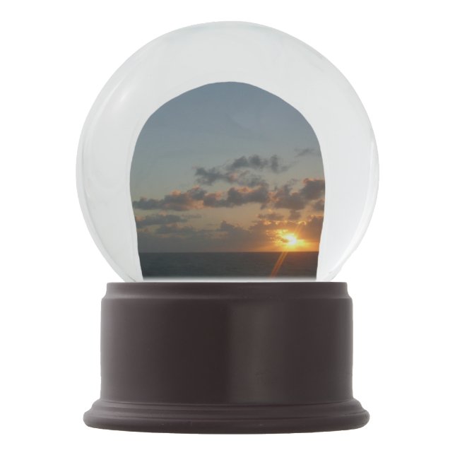 Sunrise over San Juan I Puerto Rico Snow Globe (Front)