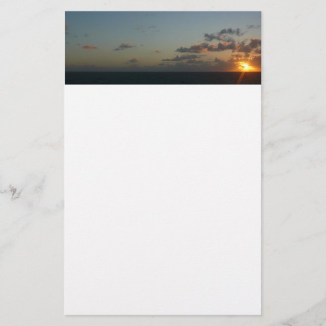 Sunrise over San Juan I Puerto Rico Stationery (Front)