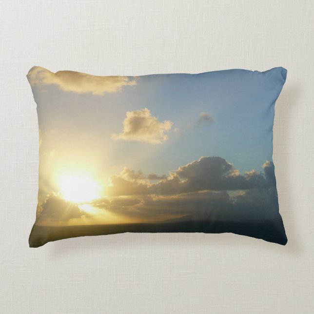 Sunrise over San Juan II Puerto Rico Accent Pillow (Front)