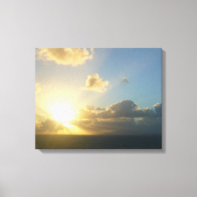 Sunrise over San Juan II Puerto Rico Canvas Print (Front)