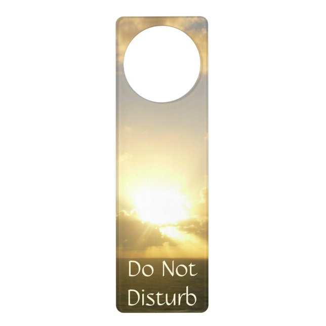 Sunrise over San Juan II Puerto Rico Door Hanger (Front)