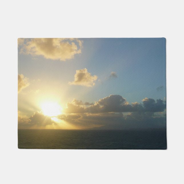 Sunrise over San Juan II Puerto Rico Doormat (Front)