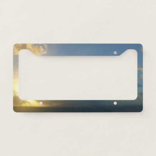 Sunrise over San Juan II Puerto Rico License Plate Frame