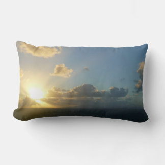 Sunrise over San Juan II Puerto Rico Lumbar Pillow