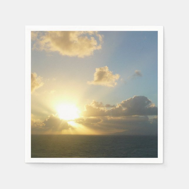 Sunrise over San Juan II Puerto Rico Napkins (Front)