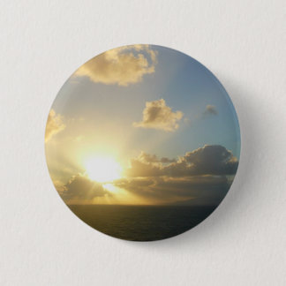 Sunrise over San Juan II Puerto Rico Pinback Button