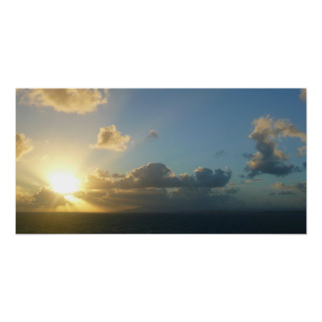 Sunrise over San Juan II Puerto Rico Poster (Front)