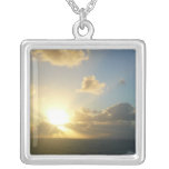 Sunrise over San Juan II Puerto Rico Silver Plated Necklace