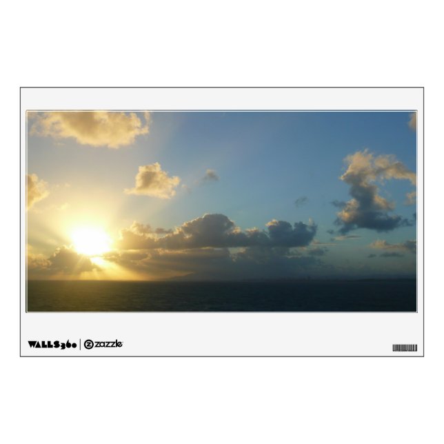 Sunrise over San Juan II Puerto Rico Wall Decal (Front)