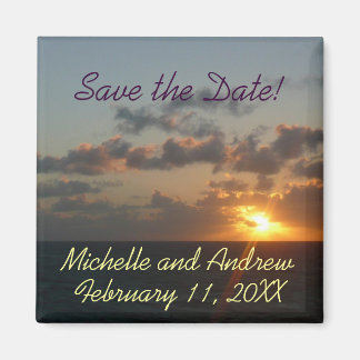 Sunrise over San Juan Save the Date Magnet