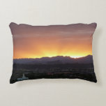 Sunrise over St. George Utah Landscape Accent Pillow