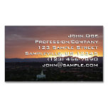 Sunrise over St. George Utah Landscape Business Card Magnet