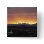 Sunrise over St. George Utah Landscape Button