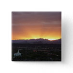 Sunrise over St. George Utah Landscape Button