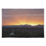 Sunrise over St. George Utah Landscape Cloth Placemat