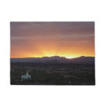 Sunrise over St. George Utah Landscape Doormat