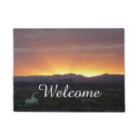 Sunrise over St. George Utah Landscape Doormat