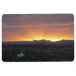 Sunrise over St. George Utah Landscape Floor Mat