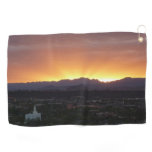 Sunrise over St. George Utah Landscape Golf Towel