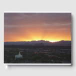 Sunrise over St. George Utah Landscape Guest Book