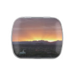 Sunrise over St. George Utah Landscape Jelly Belly Candy Tin