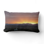 Sunrise over St. George Utah Landscape Lumbar Pillow
