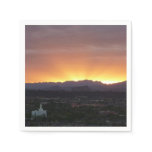 Sunrise over St. George Utah Landscape Napkins
