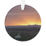 Sunrise over St. George Utah Landscape Ornament
