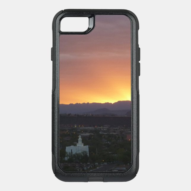 Sunrise over St. George Utah Landscape Otterbox iPhone Case (Back)