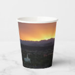 Sunrise over St. George Utah Landscape Paper Cups