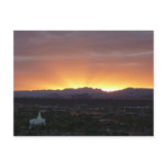 Sunrise over St. George Utah Landscape Postcard