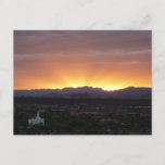 Sunrise over St. George Utah Landscape Postcard