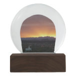 Sunrise over St. George Utah Landscape Snow Globe