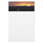 Sunrise over St. George Utah Landscape Stationery