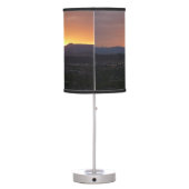 Sunrise over St. George Utah Landscape Table Lamp (Back)