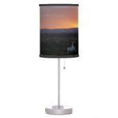Sunrise over St. George Utah Landscape Table Lamp (Left)