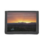 Sunrise over St. George Utah Landscape Trifold Wallet