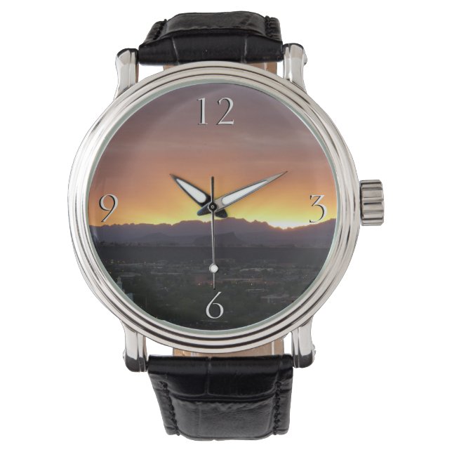 Sunrise over St. George Utah Landscape Watch (Front)