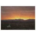 Sunrise over St. George Utah Landscape Wood Poster